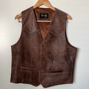 Scully Leather Vest **Like New** Men’s Size: 42
